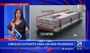 Ecuador: Plantean crear cárceles flotantes para reos peligrosos