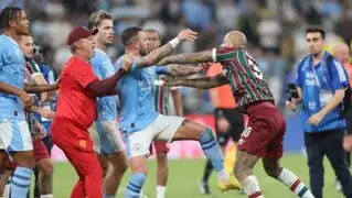 Mundial de Clubes: Kyle Walker y Felipe Melo casi llegan a los puños en la victoria del City contra Fluminense