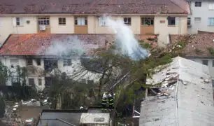 Brasil: cinco muertos deja caída de avioneta en un área residencial de la ciudad de São Paulo