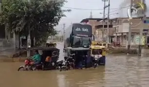 Tumbes en alerta por El Niño: calles están inundadas luego de más de 9 horas de lluvias