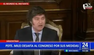 Javier Milei desafía al Congreso y anuncia plebiscito si rechazan el DNU