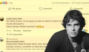Pedro Suárez-Vértiz: el último mensaje en Facebook del cantante antes de morir