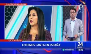Patricia Chirinos canta canción 'Las torres' desde España
