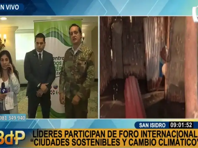 San Isidro: partidos políticos verdes realizan foro internacional sobre el “Cambio climático”