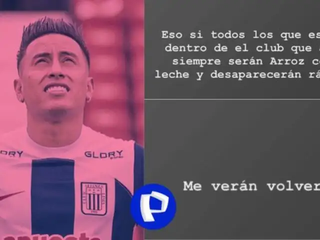 Christian Cueva y sus polémicos mensajes tras su salida de Alianza Lima: “me verán volver”