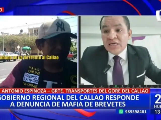 Tras informe de Panorama: Gobierno Regional del Callao responde a denuncia de mafia de brevetes