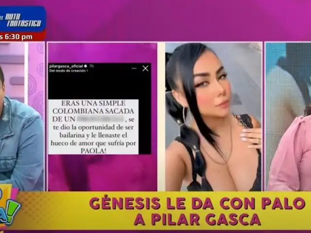 Génesis Tapia defiende a Milena Zárate ante ataques de Pilar Gasca por su físico: “Doble Moral”