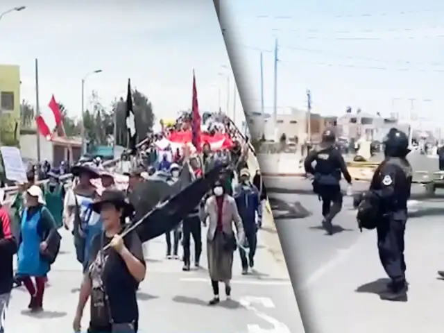 En Arequipa se inician el día de hoy protestas en rechazo al Gobierno