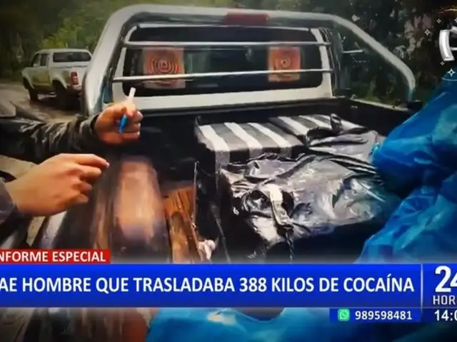 VRAEM: PNP decomisa más de 300 kilos de cocaína en dos camionetas