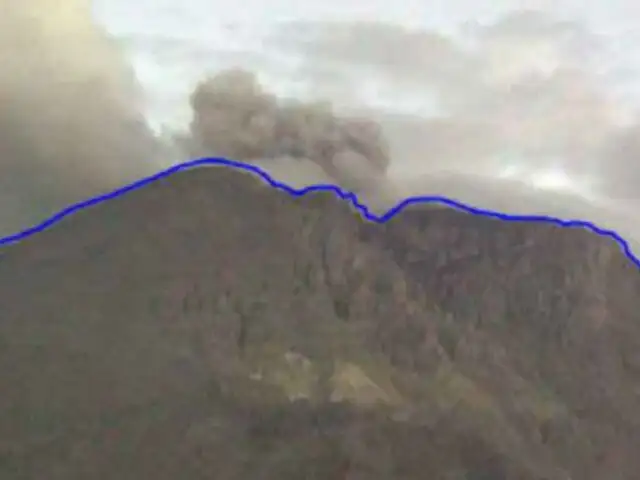 IGP: registran nuevas y leves emisiones de ceniza en el volcán Ubinas