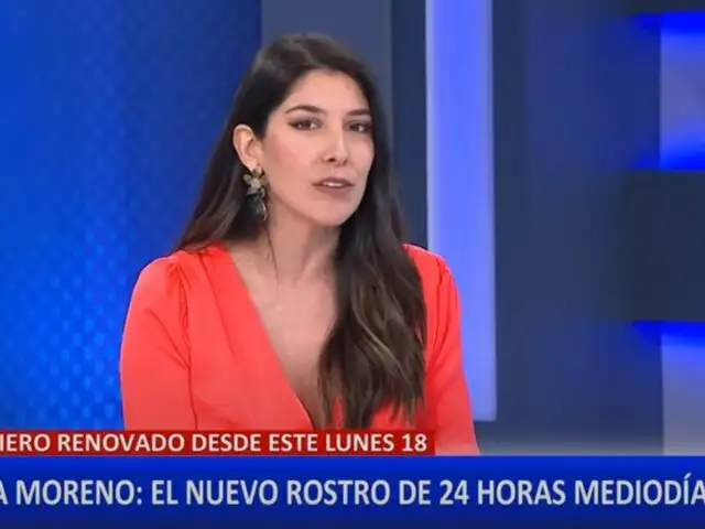 Desde este lunes 18: Paola Moreno revela detalles del nuevo rostro que tendrá ‘24 Horas Mediodía’
