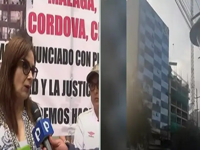 Controversia vecinal en Surco: sigue protesta en contra de construcción de edificio de 17 pisos