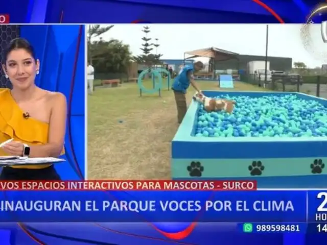 Surco: Reinauguran parque Voces por el Clima con nuevos espacios para mascotas