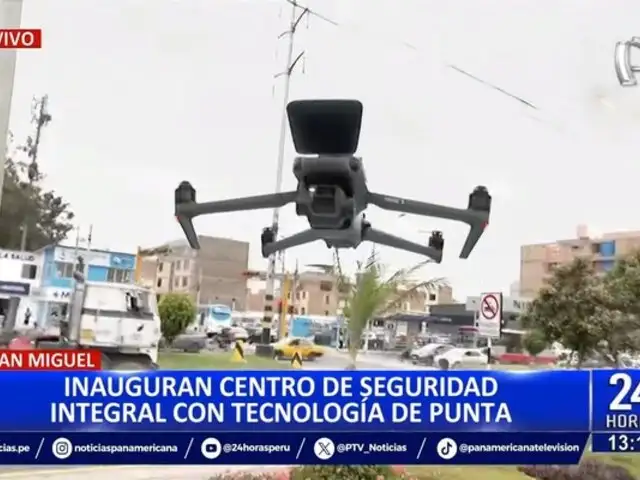 San Miguel: Inauguran centro de seguridad integral con tecnología de punta