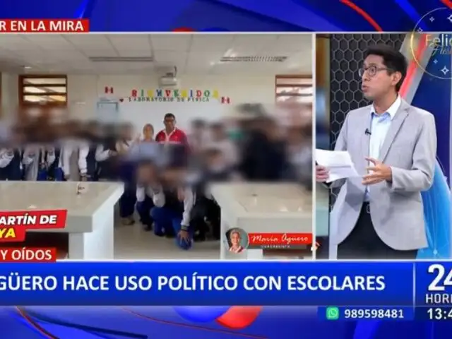 María Agüero utilizó a escolares en semana de representación: Los hizo decir arengas políticas