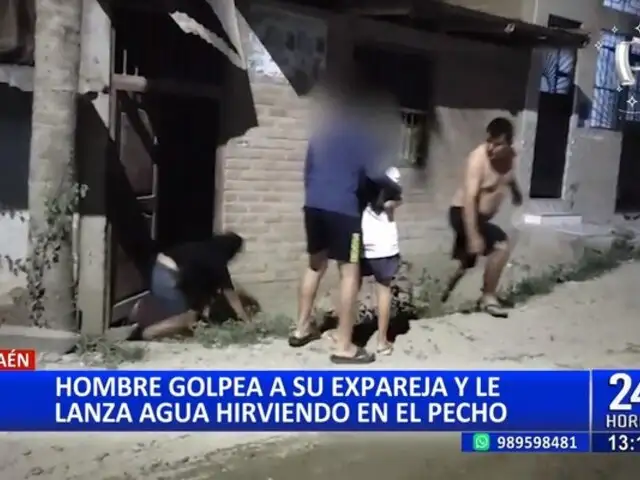 Jaén: hombre que fue captado golpeando a su expareja cuenta con 10 denuncias por agresión