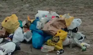 Año Nuevo: pese a pedido de autoridades playas Agua Dulce y Los Yuyos amanecen llenas de basura