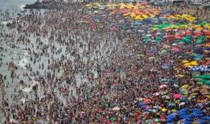 Chorrillos: 50 mil personas asistieron a playa Agua Dulce durante el 1 de enero