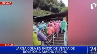 Largas filas en Machu Picchu: comienza la venta de boletos con aglomeración de turistas