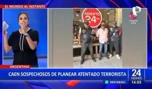 Argentina: Capturan a sospechosos de planear atentado terrorista