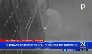 Huaral: Detonan explosivo en local de productos químicos
