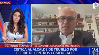 Roque Benavides tras cierre de centros comerciales en Trujillo: "No se encuentra lógica alguna”
