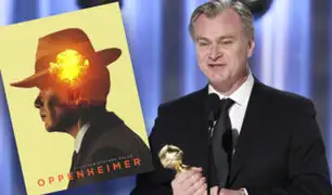 Globos de Oro 2024: Christopher Nolan gana el premio a mejor director por 'Oppenheimer'