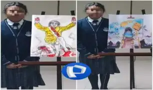 ¡Indignante! Dibujo de niña puneña es distorsionado con fines políticos
