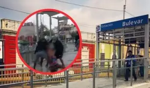 Barranco: golpean brutalmente un sujeto dentro de estación Bulevar del Metropolitano
