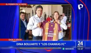Dina Boluarte recibió camiseta de Los Chankas FC