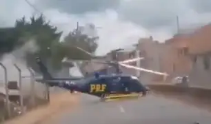 Inesperado accidente: Helicóptero de la Policía de Brasil se estrella durante traslado de herido
