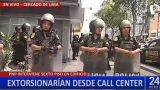 Cercado de Lima: intervienen falso call center donde operaba banda del ‘Gota a Gota’