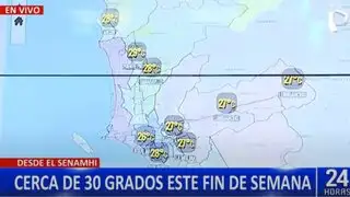 Senamhi advierte temperaturas de hasta 30 grados este fin de semana en Lima