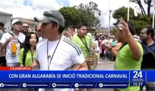 Con gran algarabía inició tradicional Carnaval de Cajamarca