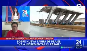 Rennán Espinoza: "Aumento del peaje también va a incrementar el pasaje del transporte público"