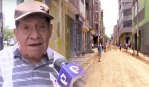 El Rímac: 10 cuadras cercanas a Caquetá están destruidas desde hace tres semanas por obras municipales