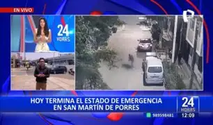 Hoy culmina estado de emergencia en el distrito de San Martín de Porres: ¿Qué opinan los vecinos?