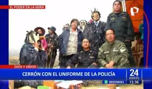 Vladimir Cerrón: Líder de Perú Libre fue captado portando un uniforme policial