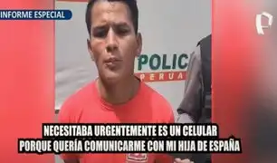 Cae 'Papichoro' en Puente Piedra: sujeto alega que robaba celulares para llamar a sus hijas en España