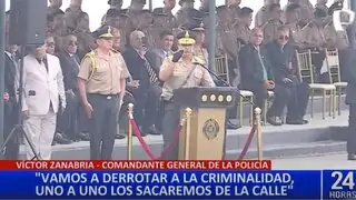 Víctor Zanabria tras nombramiento: "Vamos a derrotar la criminalidad de las calles"