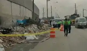 SJL: buscan identificar cadáver calcinado que fue abandonado en la vía pública