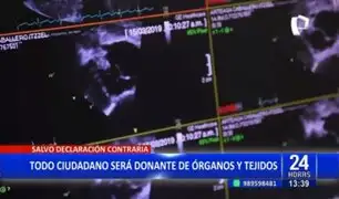 Juan Almeyda: "Todo ciudadano será donante de órganos salvo declaración contraria"