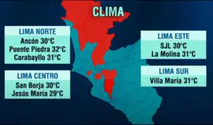 Lima supera récord de temperatura y llega a los 30° centígrados