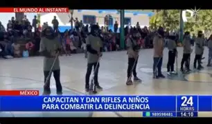 México: Niños portan armas de fuego para defenderse del crimen organizado