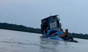 Pucallpa: más de 60 personas se salvan tras hundimiento de embarcación en río Ucayali