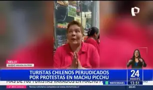 Turistas chilenos perjudicados por protestas en Machu Picchu