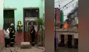 Incendio en La Victoria: vecinos indican que anciana estaría atrapada en quinta debido al siniestro