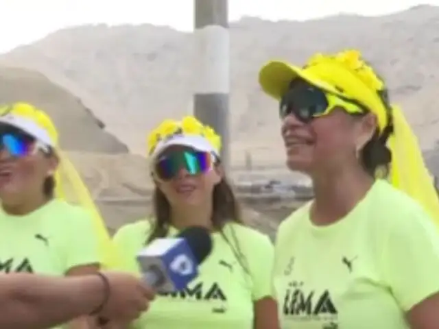 Chorrillos: deportistas felices tras la reapertura del malecón La Herradura