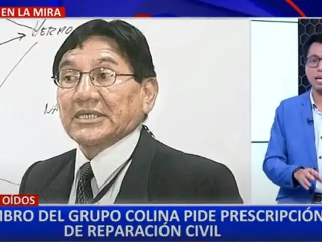 Exmiembro del ‘Grupo Colina’ busca anular deuda por reparación civil