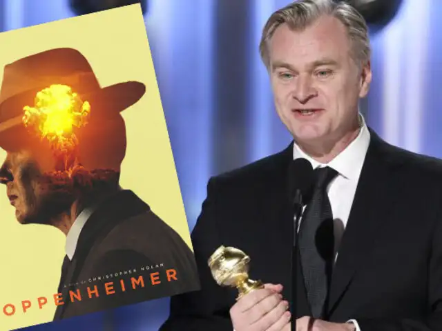 Globos de Oro 2024: Christopher Nolan gana el premio a mejor director por 'Oppenheimer'